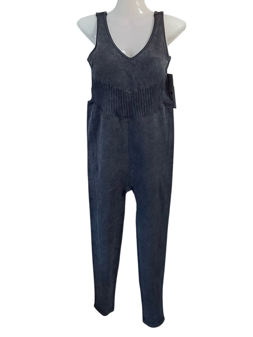 Harmony & Balance Seamless Shaping Ribbed Jumpsuit Bodysuit Medium Athleisure - Picture 4 of 17